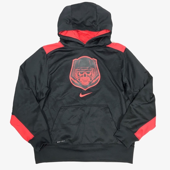 nike skull hoodie